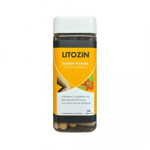 Litozin Συμπλήρωμα Διατροφής Αγριοτριανταφυλλιάς για την Υγεία των Αρθρώσεων, 90caps
